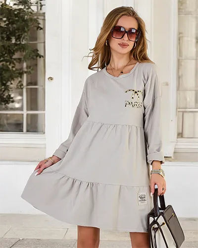 Royalfashion Dámske látkové šaty