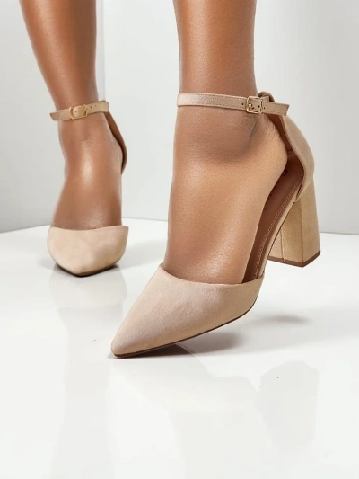 Royalfashion Dámske pumps z ecovlneného materiálu Caldeno