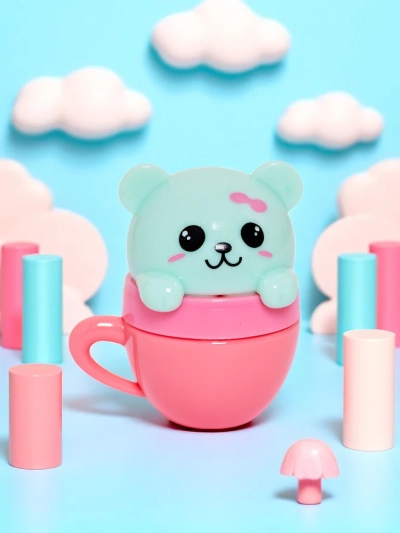 Detský balzam na pery s medvedíkom v šálke – hydratuje a regeneruje