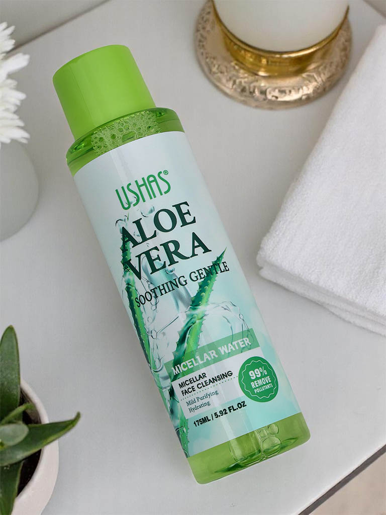 Upokojujúca a hydratačná micelárna voda na odličovanie s aloe vera