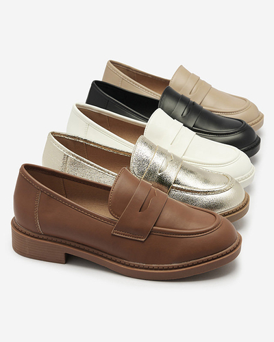 Dámske mokasíny v čiernej farbe Selenna- Obuv