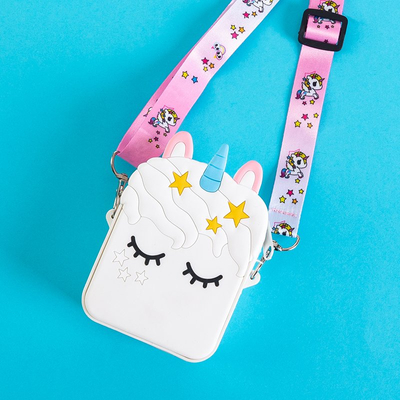 Biela taška Unicorn s jednorožcom - Kabelky