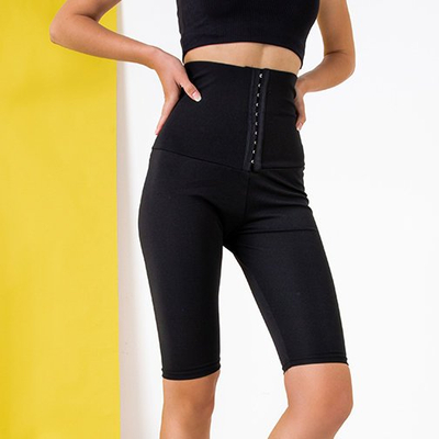 Dámske čierne tvarovacie cyklistické legíny - Oblečenie