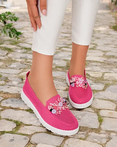 Royalfashion Dámske zdobené mokasíny Hewenti