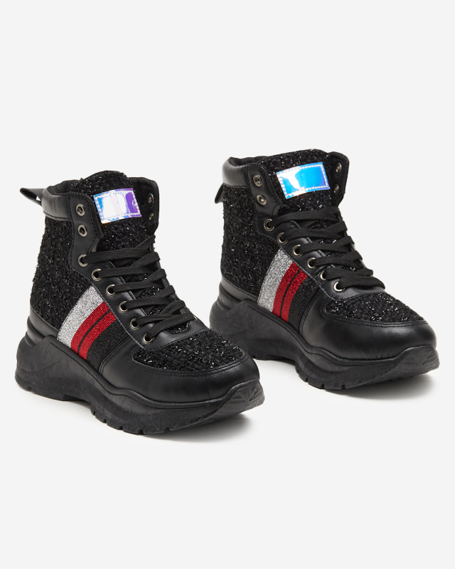 Čierne dámske športové tenisky Hasmali - Footwear