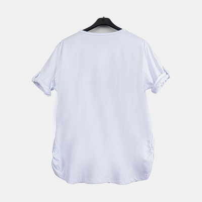 Dámská tunika bílé s květinami - Blůzy 1