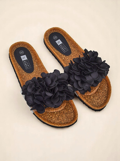 Royalfashion Ženski natikači s cvetlicami Flora Soft