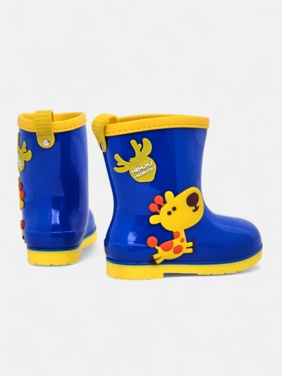 Royalfashion Detské gumové čižmy s nášivkami Good Time