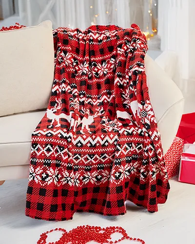 Royalfashion Vianočná deka 200x220