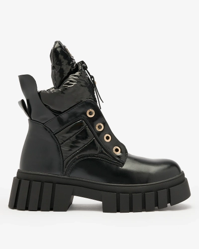 Royalfashion Dámske čižmy v čiernej farbe Selilka