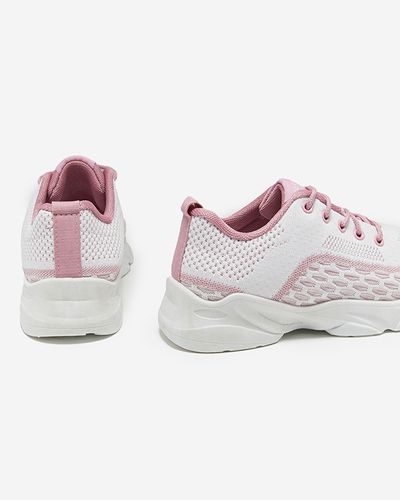 OUTLET Bielo-ružová dámska športová obuv Ranssy- Footwear