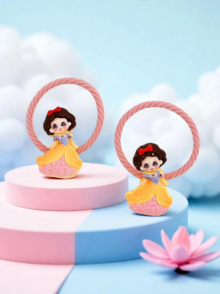 Gumičky do vlasov s motívom princeznej