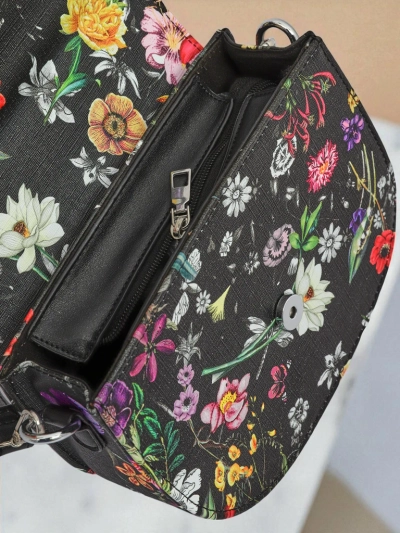 Royalfashion Majhna ženska torbica iz eko usnja z vzorcem rož Ori Elle