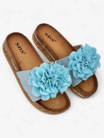 Royalfashion Dámske žabky s kvetmi Focce