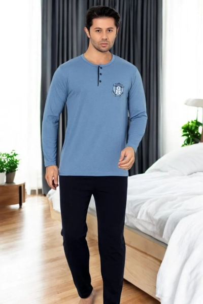 Royalfashion Pánske bavlnené pyžamo