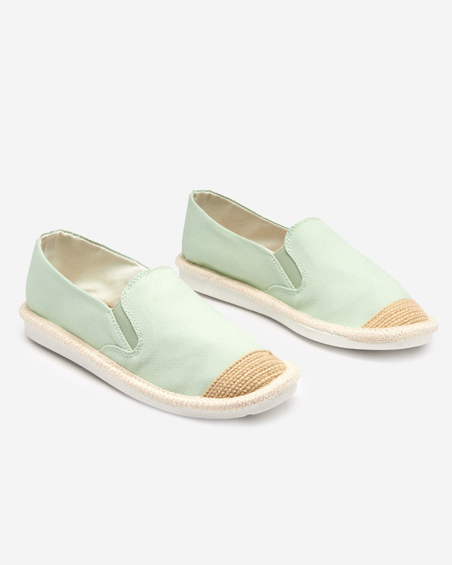 Mentové dámske espadrilky Joll- Footwear
