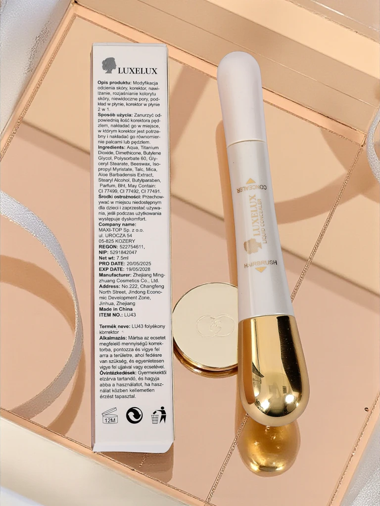 Aurelia Luxelux Concealer – vodoodporen korektor s čopičem za ličenje