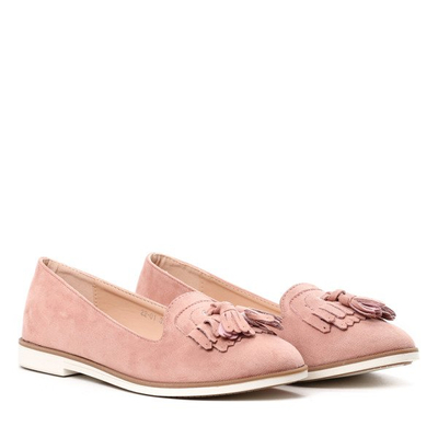 Różowe mokasyny Ellie- Obuwie