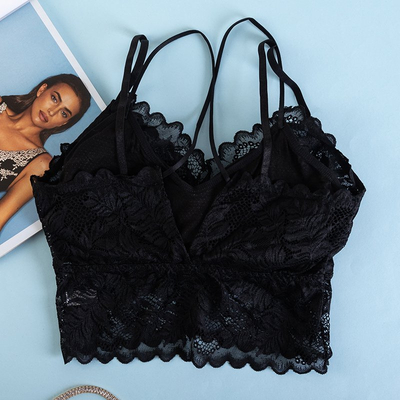 Čierna dámska podprsenka Bralette - spodná bielizeň