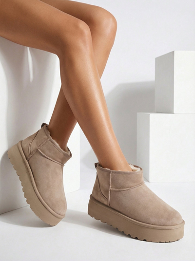 Royalfashion Dámske snehule na platforme a'la Dagodo