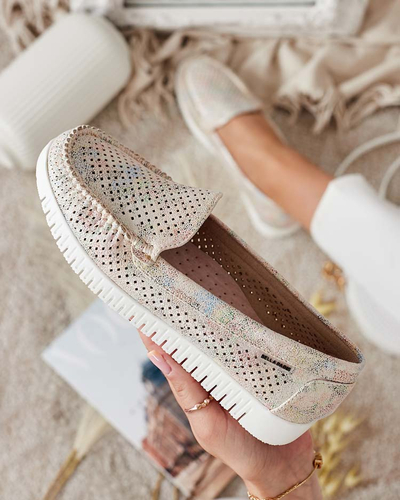 Royalfashion Dámske ažurové mokasíny Nafis