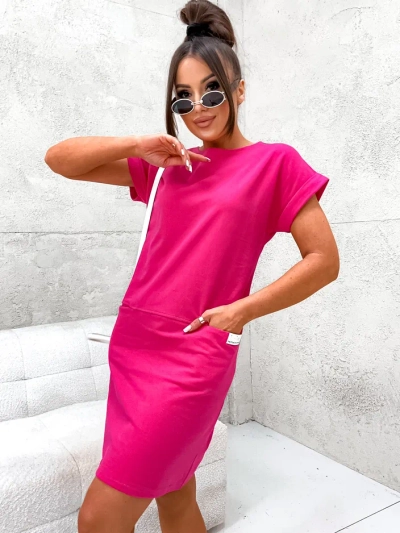 Royalfashion Dámske šaty z bavlneného materiálu