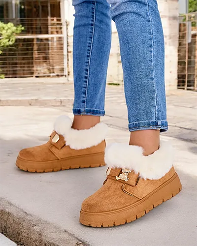 Royalfashion Dámske krátke čižmy a'la snehule Dobis