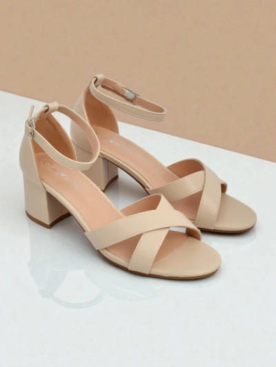 Royalfashion Dámske sandále s nízkym blokovým opätkom Eleganza Strap