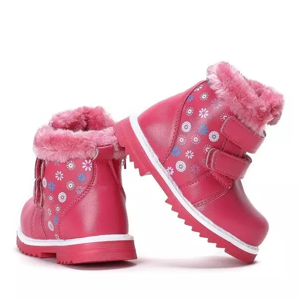 OUTLET Červené dievčenské topánky Luna - Topánky