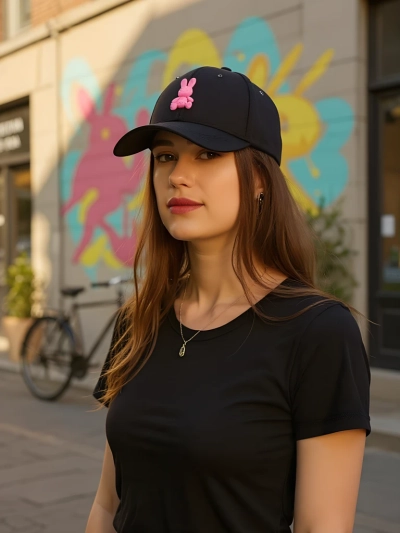 Royalfashion Čiapka s nášivkou Bunny Chic