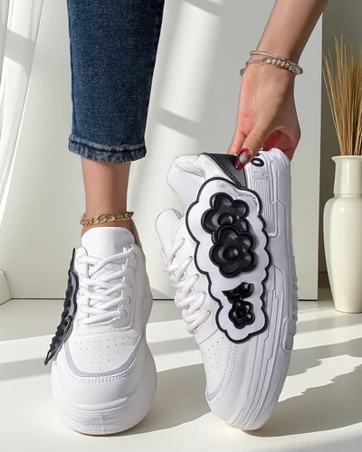 Royalfashion Dámske tenisky s dekoratívnym vrchom Nendales