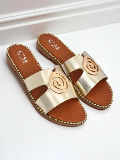 Royalfashion Dámske šľapky na plochej podrážke Glam Bliss