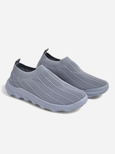 Ženski slip-on superge Silvana golobje sive barve - udobni čevlji za v mesto