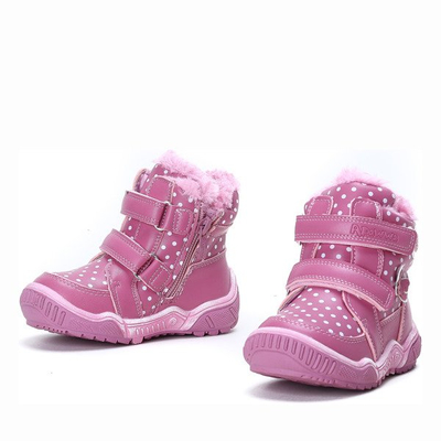 Dziewczęce różowe sportowe obuwie Erin - Obuwie