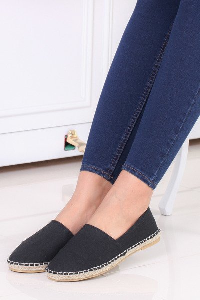 Czarne espadryle Proxymessa - Obuwie
