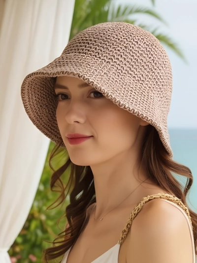 Royalfashion Dámsky letný klobúk Sandy Bloom