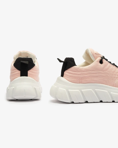 Svetloružová dámska látková športová obuv Riotay- Obuv