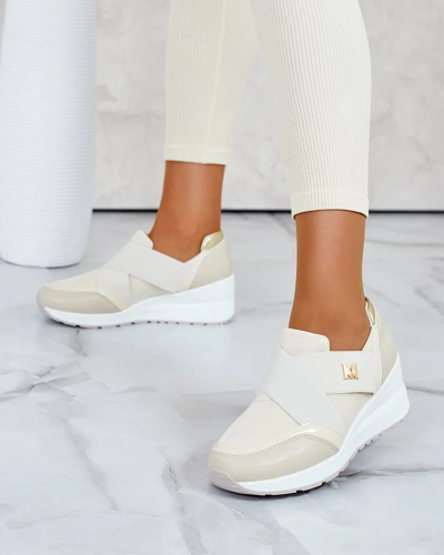 Royalfashion Dámske športové tenisky na opätku Benntas