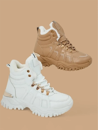 Dámske tenisky Royalfashion s mašlou z kože Megigna