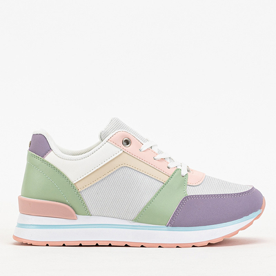 Viacfarebné dámske športové tenisky s trblietkami Berilan - Obuv