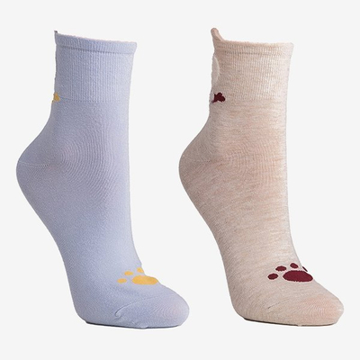 Dámske členkové ponožky 5 / balenie - Ponožky