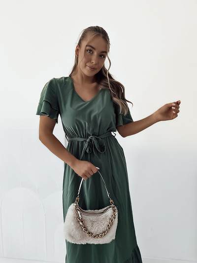 Royalfashion Dámske jednoduché midi šaty