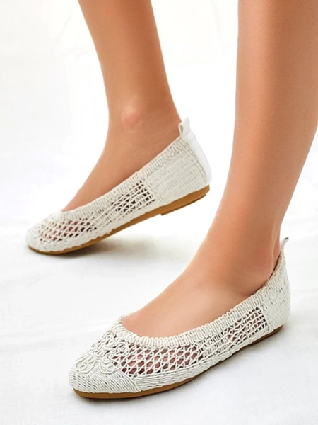 Royalfashion Dámske perforované baleríny Annete