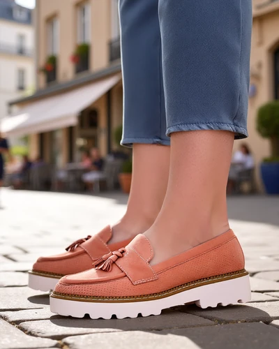 Royalfashion Čipkované dámske mokasíny Esiobb