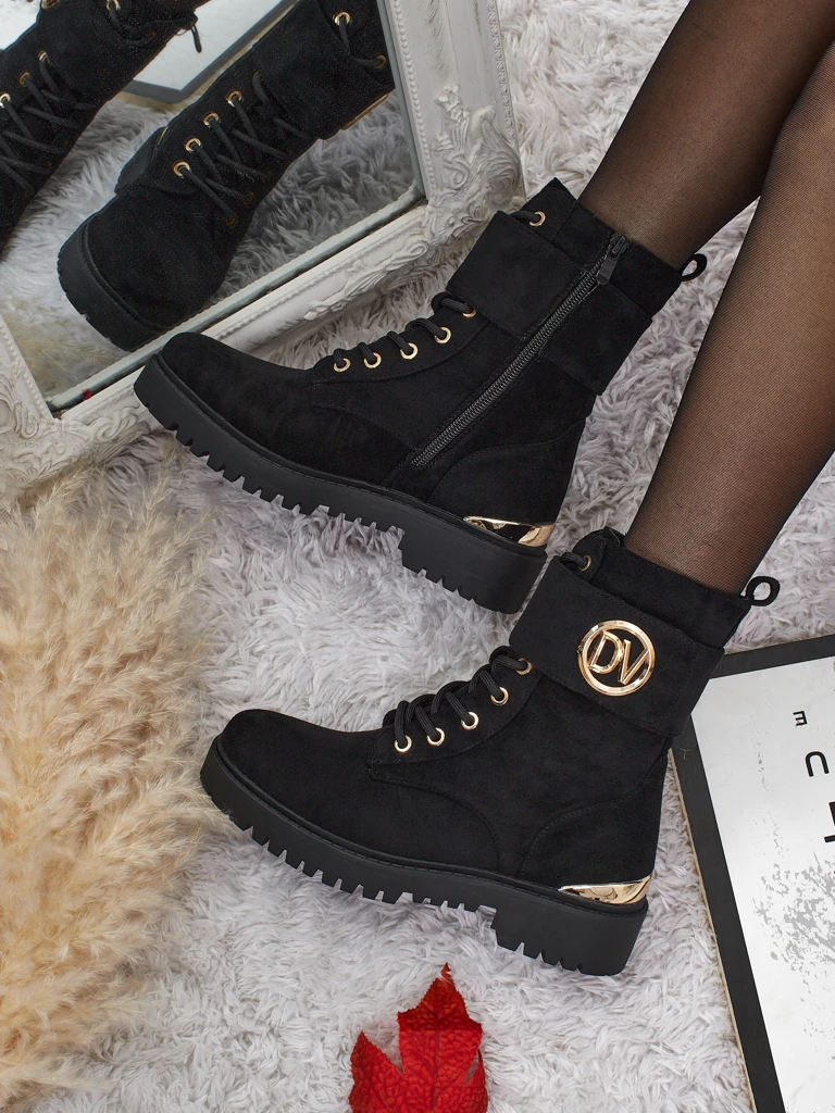 Ženski delavski škornji z okraski Lorice