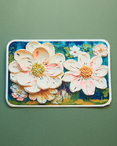 Royalfashion Farebná rohožka s kvetmi 40x60