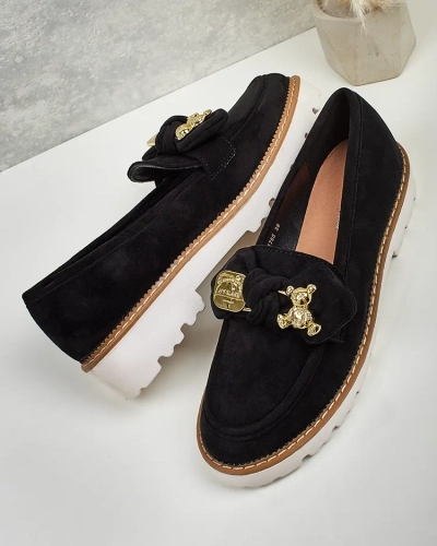 Nero Elegante Mokasini iz Ekološkega Usnja