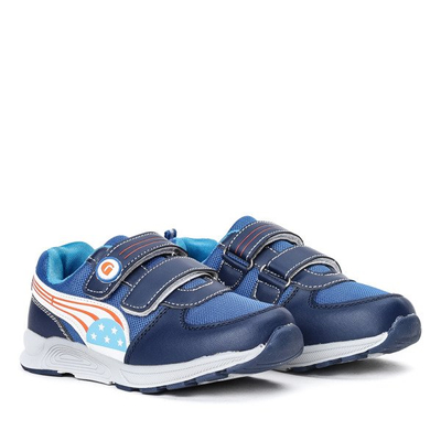 Chłopięce sportowe buty w kolorze granatowym Trini - Obuwie