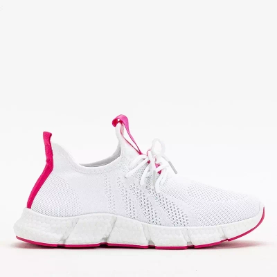 OUTLET Bielo-ružová dámska športová obuv Baym - Obuv