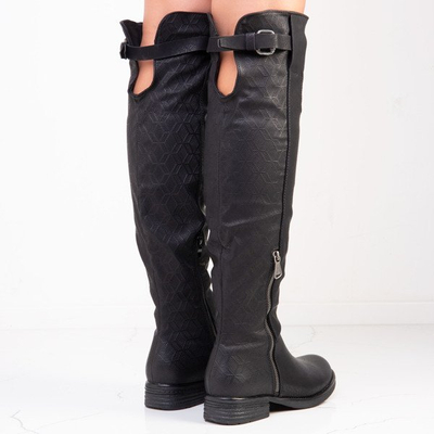 Černé ploché podpatky Cardo - Obuv 1